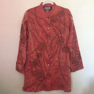 Indigo Moon Embroidered Jacket